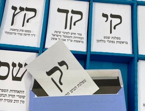 Volby do Knesetu – a jedna obří cisternová loď